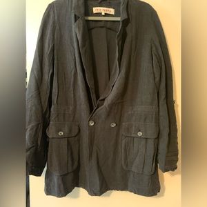 Free people linen blend blazer